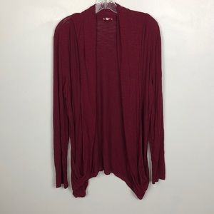 Stitch Fix x Pixley - Maroon Open Cardigan Sz XL